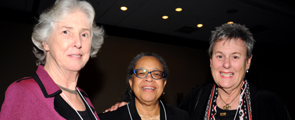 Dr. Betsy Vourlekis, Dr. Wilma Peebles-Wilkins, Suzanne Dworak-Peck, MSW, At NASW 60th Anniversary Event, 2015